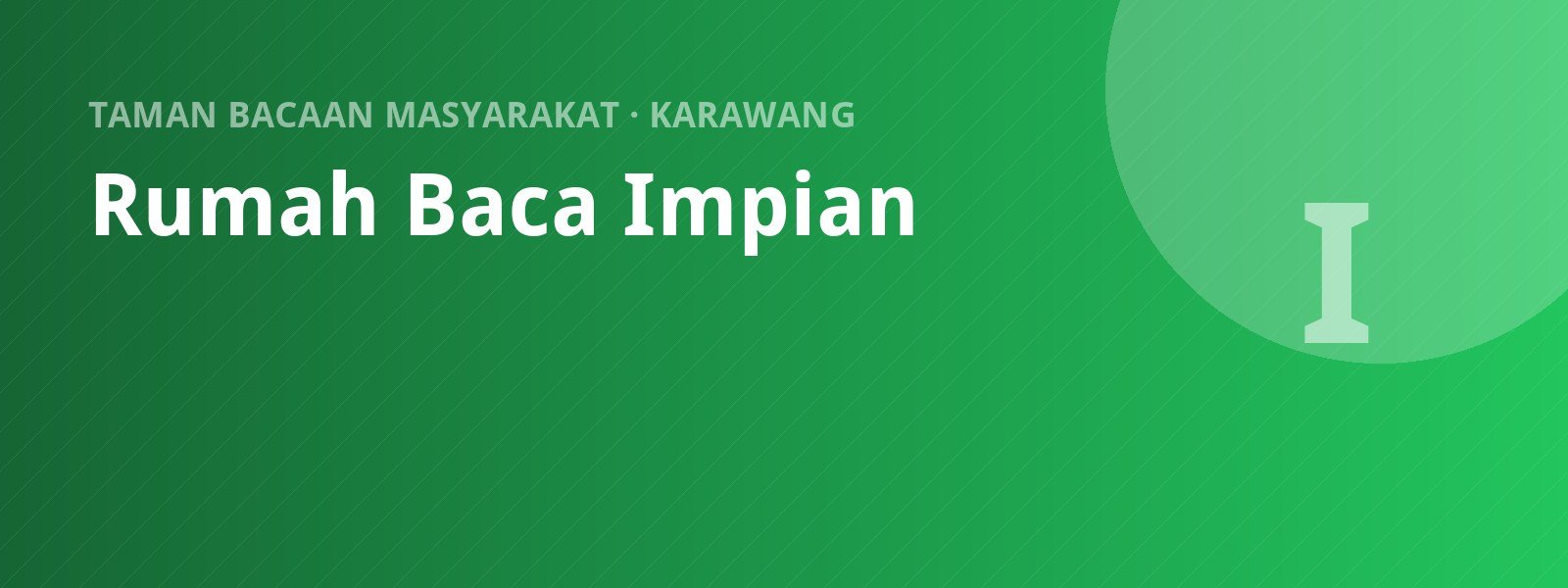 Sampul Rumah Baca Impian
