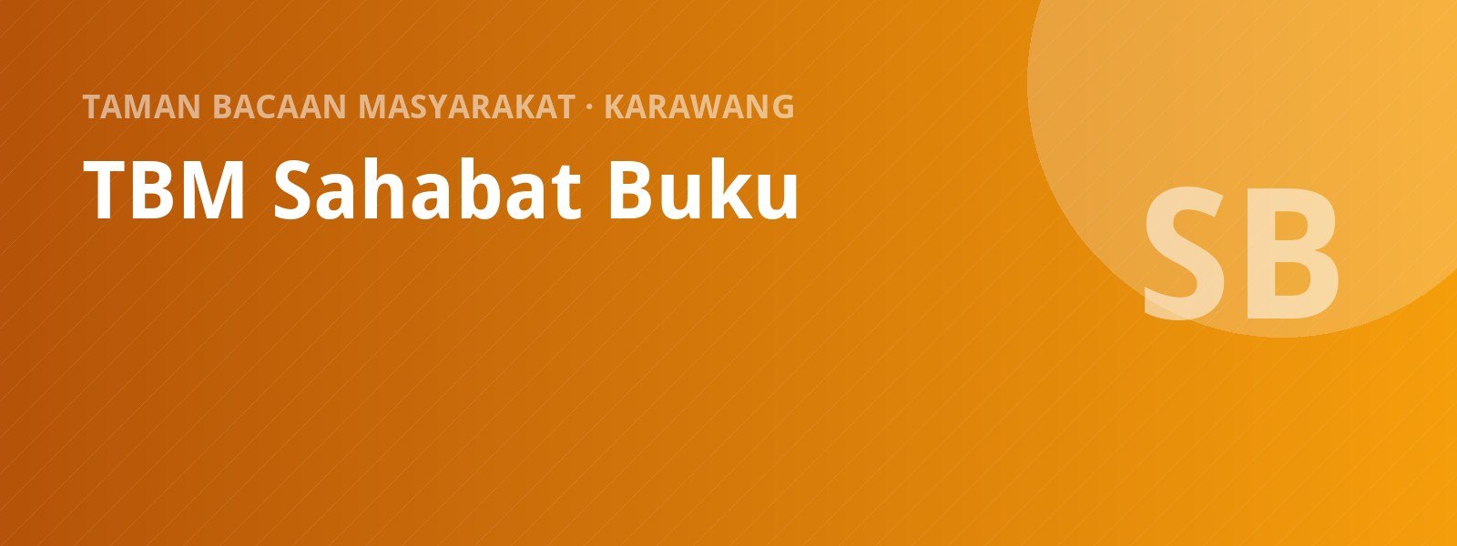 Sampul TBM Sahabat Buku