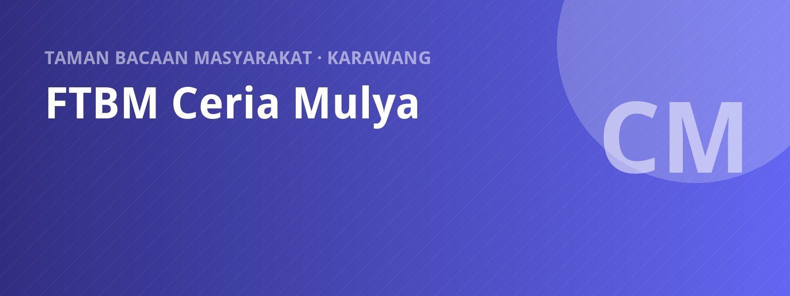 Sampul TBM Ceria Mulya