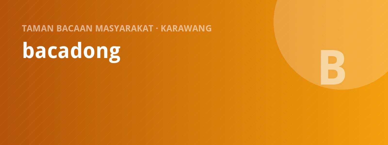 Sampul bacadong