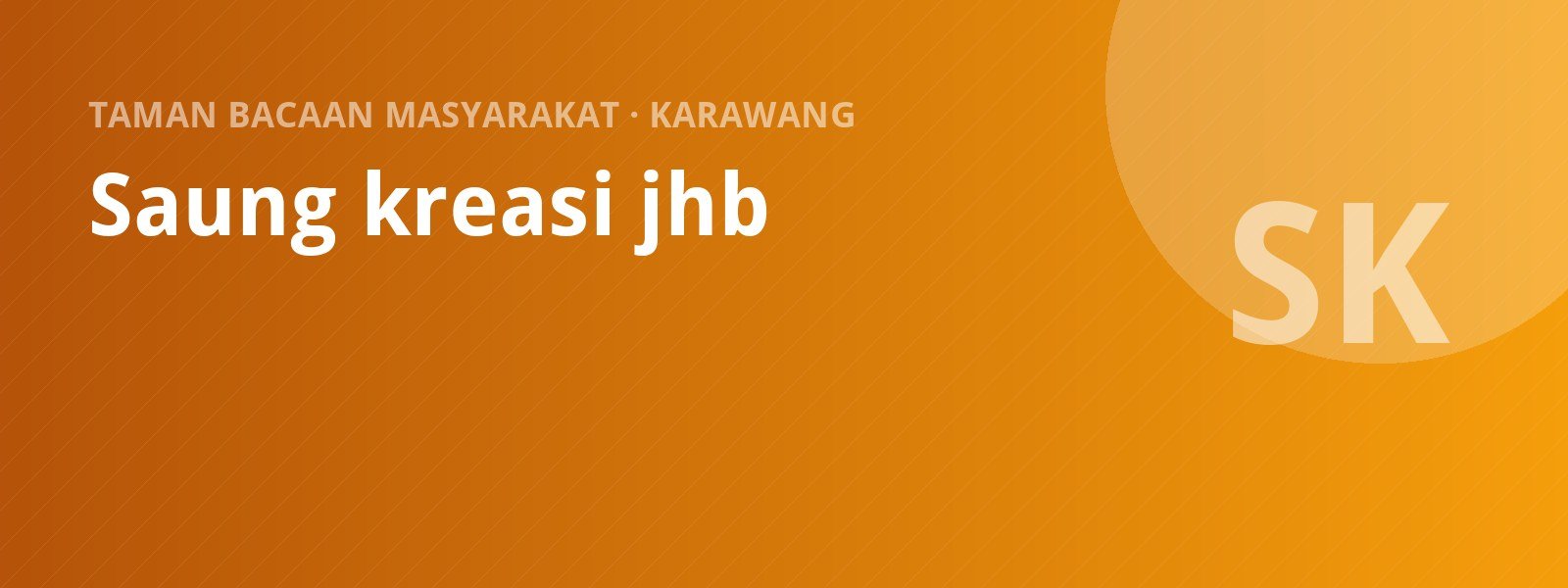 Sampul Saung kreasi jhb