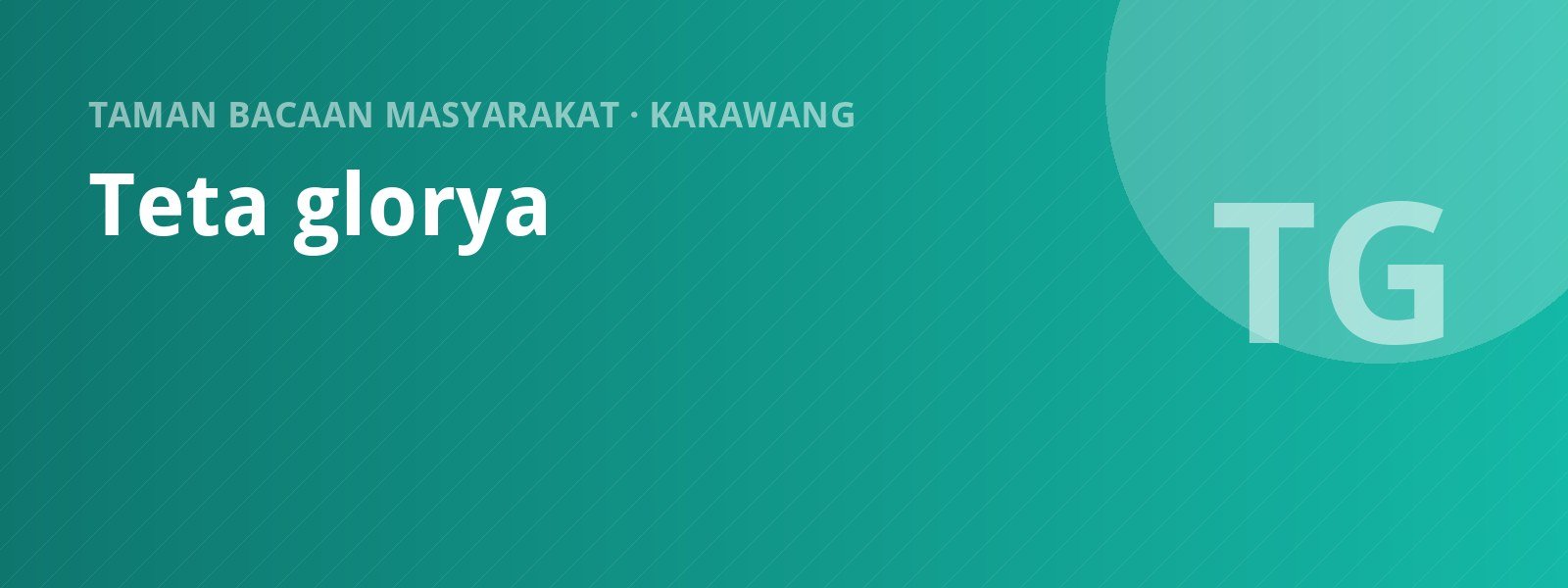 Sampul Teta Glorya